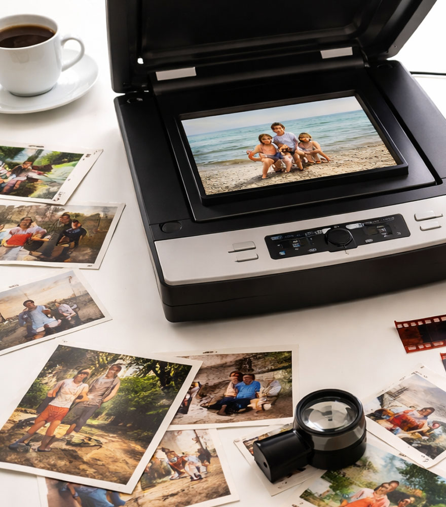 digitalizace, skenování, oprava starých fotek a negativů, přefocení starých fotek, Nové Město na Moravě