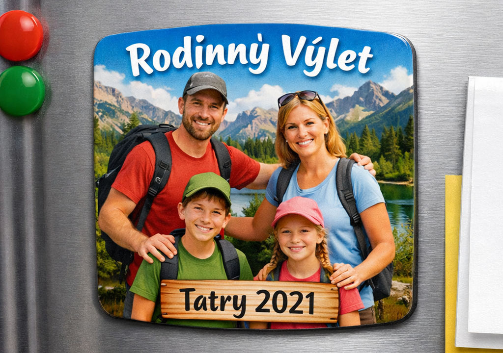 Fotografie na magnetku, magnetka nejvyšší kvality, tisk magnetek z vlastních fotek, NMnM, Vysočina