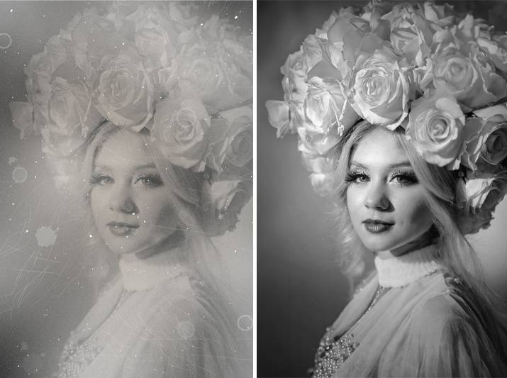 oprava starych fotografii